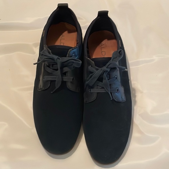 ALDO MELDRUM casual/dress shoe Colors: Navy Blue/Tan. Worn twice, Sz US 11 - Picture 5 of 9